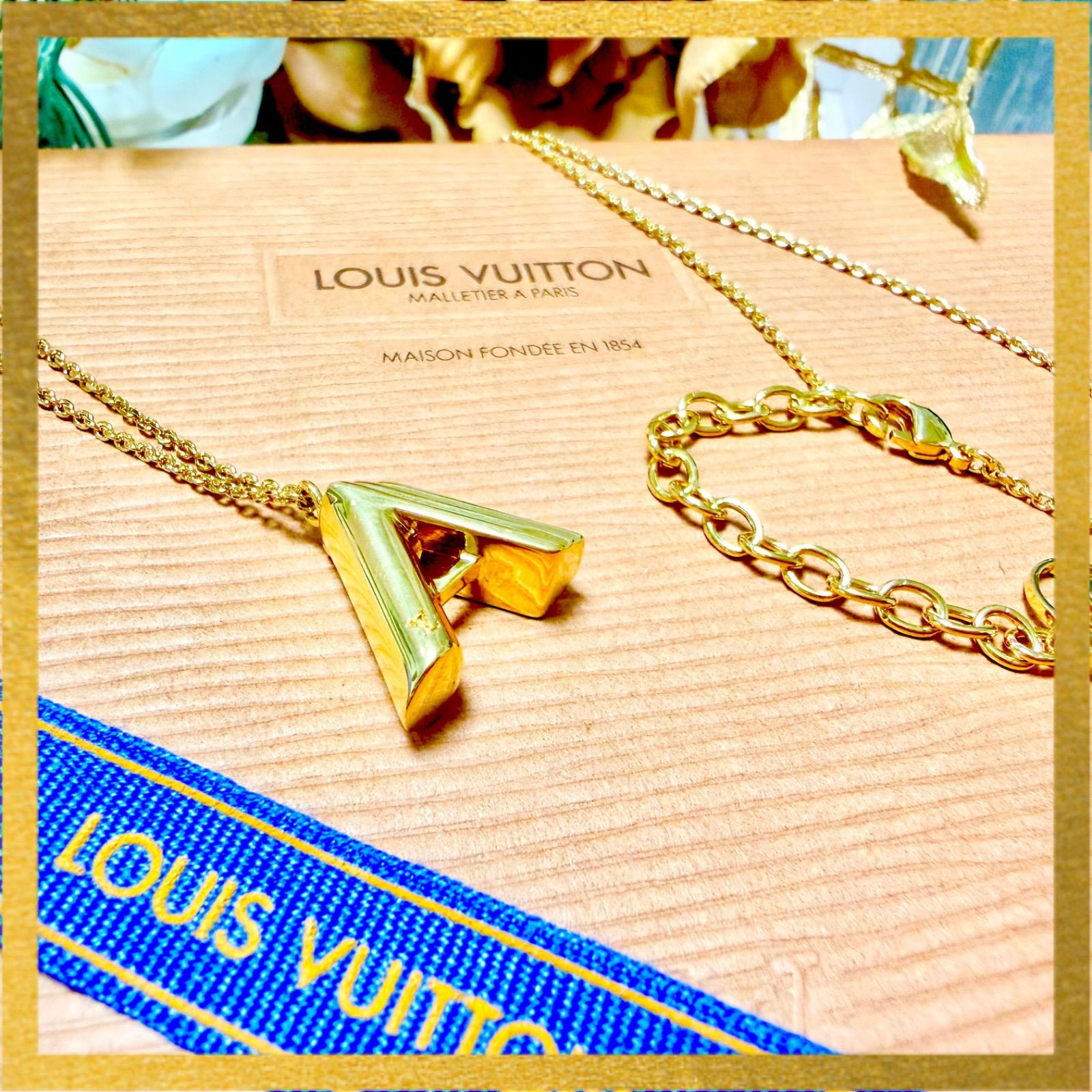 新品仕上済 LOUIS VUITTON ルイヴィトン LV&ME A ネックレス 新品仕上済 LOUIS VUITTON ルイヴィトン LV&ME A ネックレス