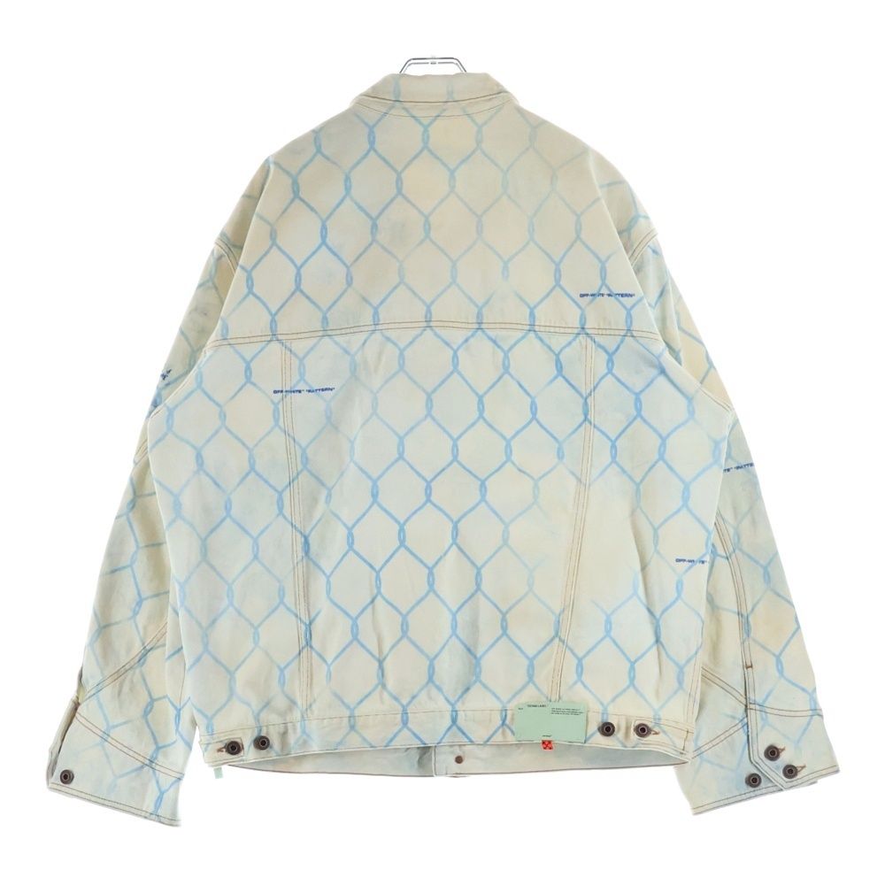 OFF-WHITE (オフホワイト) 20SS Fence Jean Jacket フェンス OFF-WHITE (オフホワイト) 20SS Fence Jean Jacket フェンス