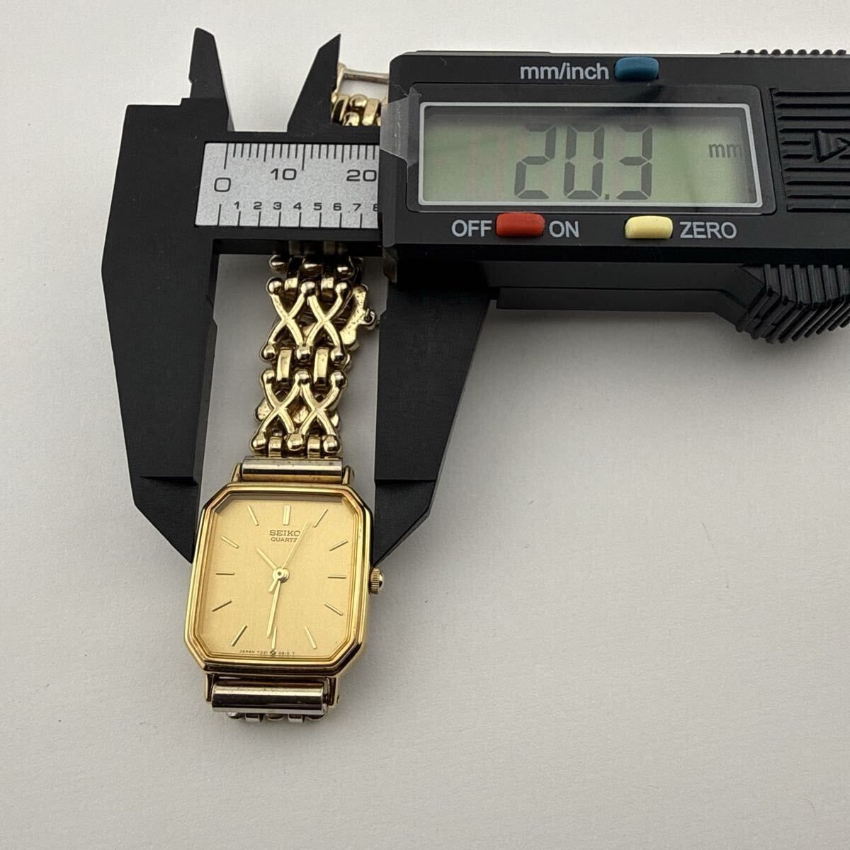 動作確認済 SEIKO セイコー クオーツ 時計 7321-5410 純正尾錠 【公式 