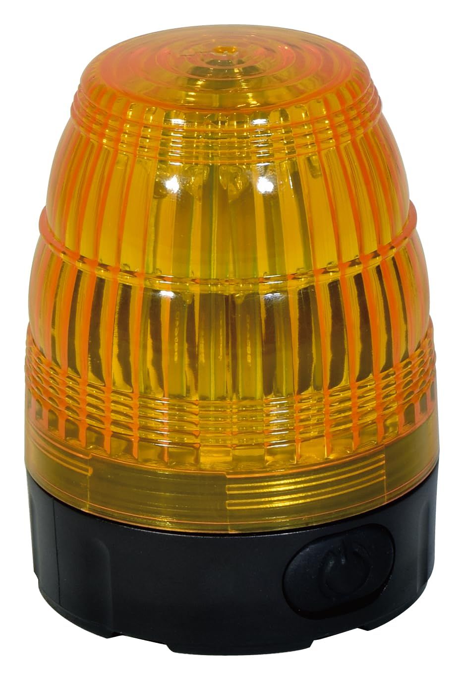新品 日動工業 電池式小型LED回転灯 LEDフラッシャー75 黄 NLF75-BA-Y