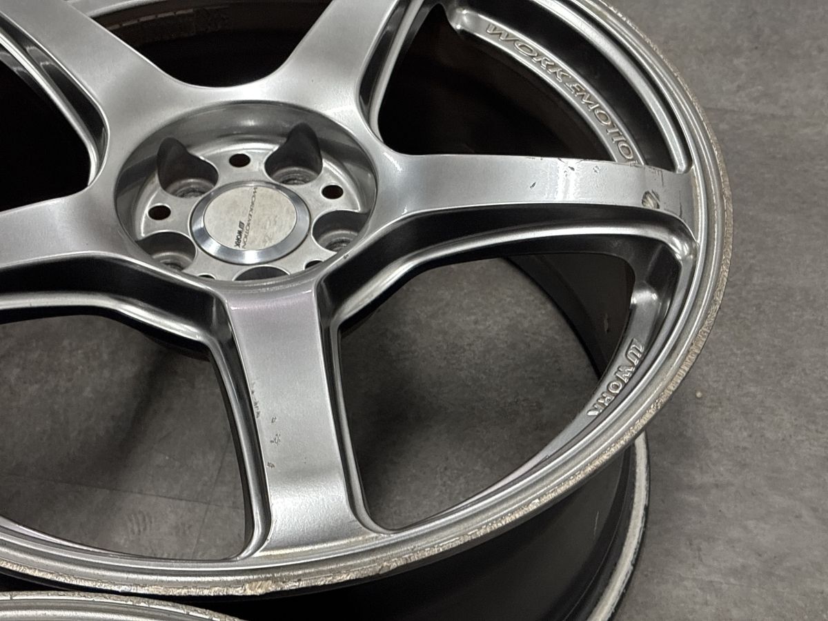 人気ホイール】ワーク エモーション T5R 18in 8.5J +45 PCD100 4本 
