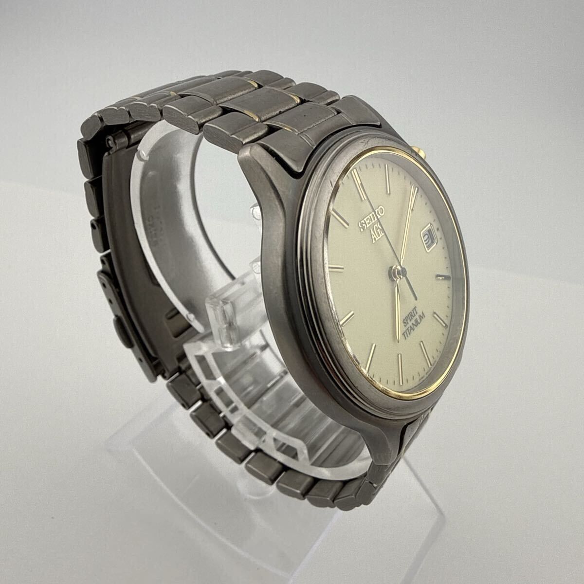 SEIKO 5M22-7B50 セイコー SPIRIT スピリット AGS TITANIUM チタニウム 