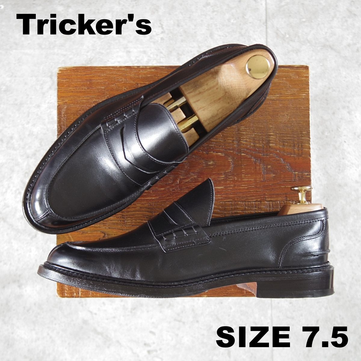 極美品☆トリッカーズ SIZE 7.5【現行定価10万円以上☆コイン