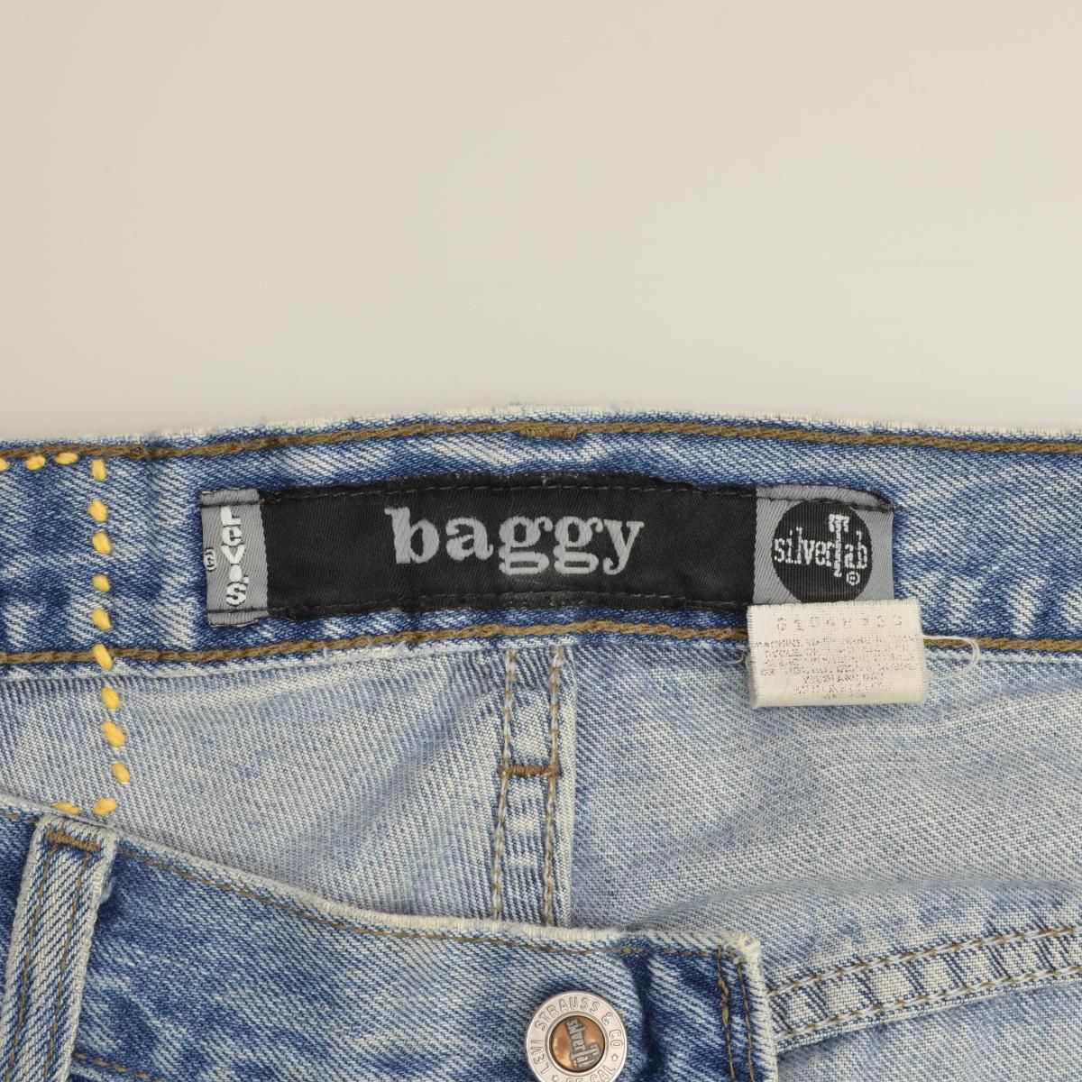 LEVISsilverTab】00s コロンビア製 baggy バギーデニムパンツ 大人気