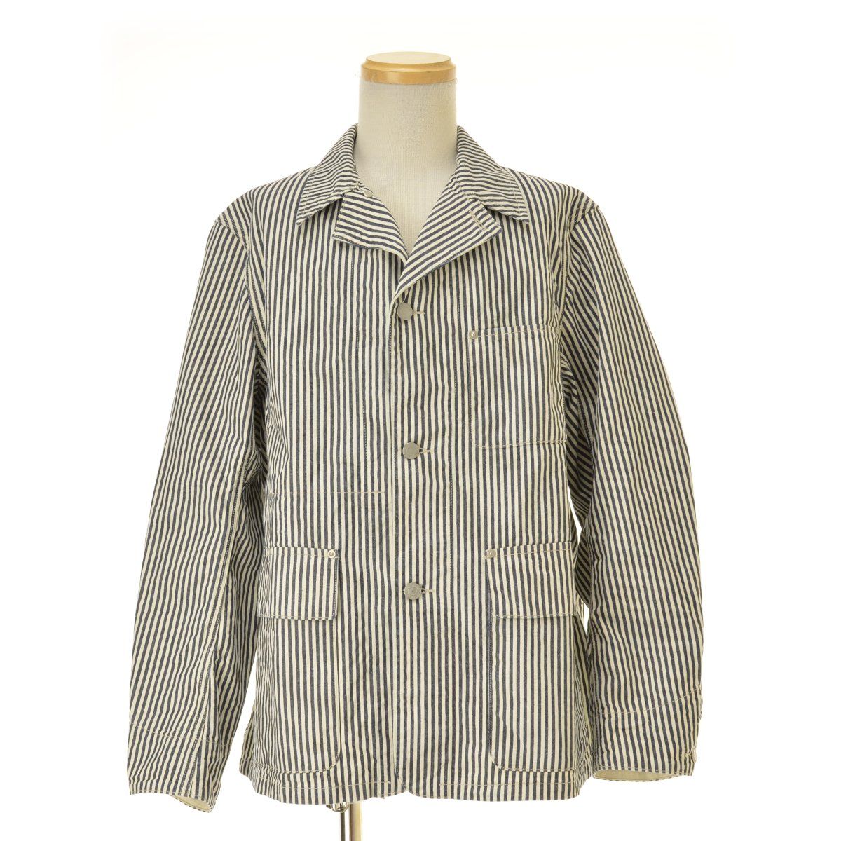 SCYEBASICS×UNITEDARROWS】別注 ヒッコリーストライプ チョア