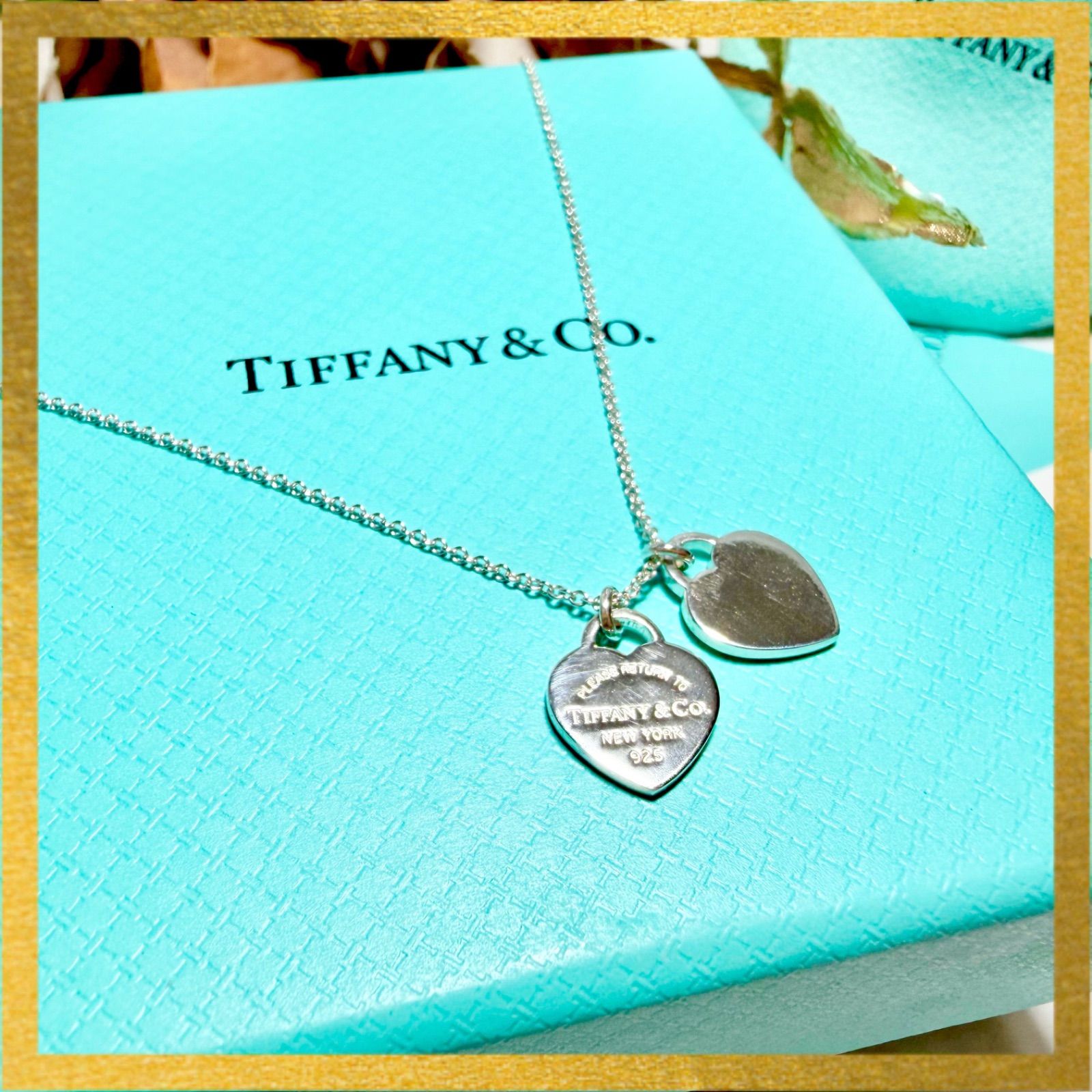 TIFFANY ティファニー リターントゥ ダブルハート シルバー ネックレス
