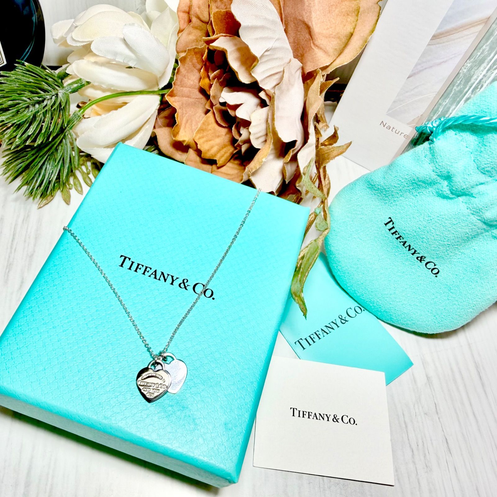 TIFFANY ティファニー リターントゥ ダブルハート シルバー ネックレス