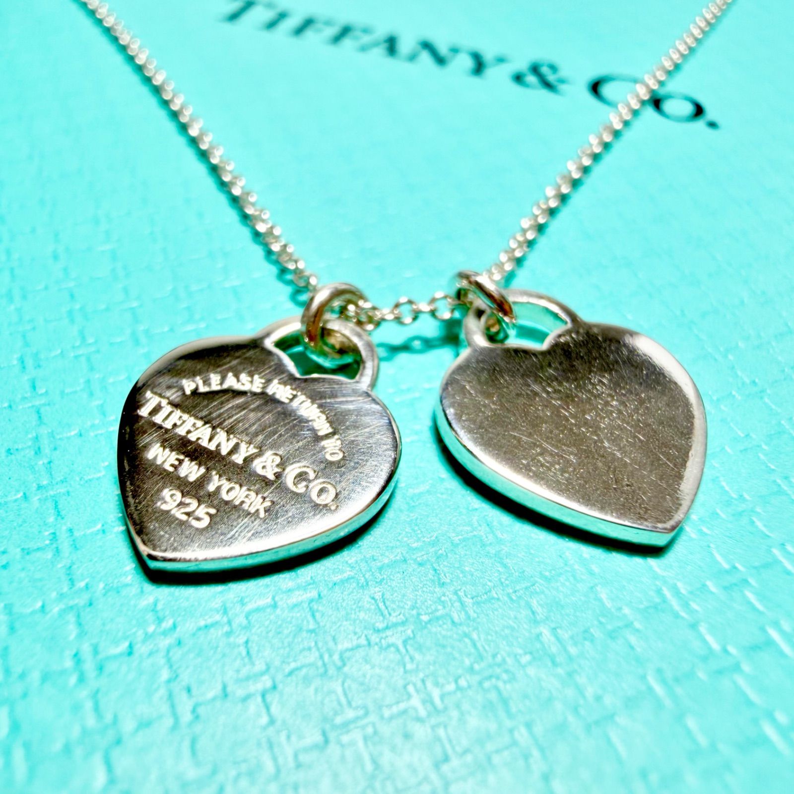 TIFFANY ティファニー リターントゥ ダブルハート シルバー ネックレス