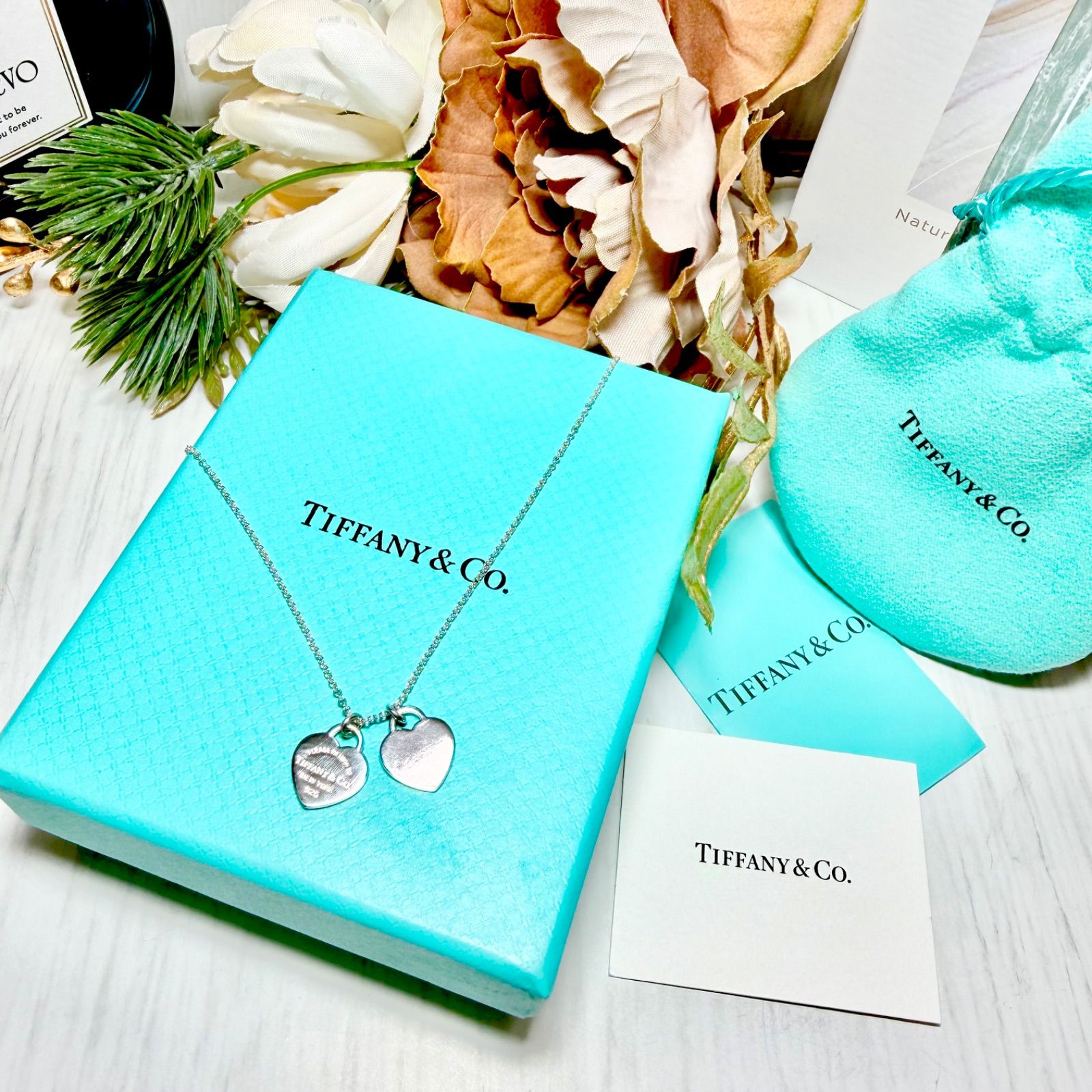 TIFFANY ティファニー リターントゥ ダブルハート シルバー ネックレス