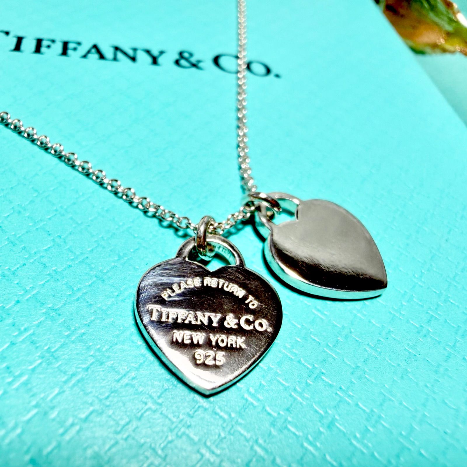 TIFFANY ティファニー リターントゥ ダブルハート シルバー ネックレス 