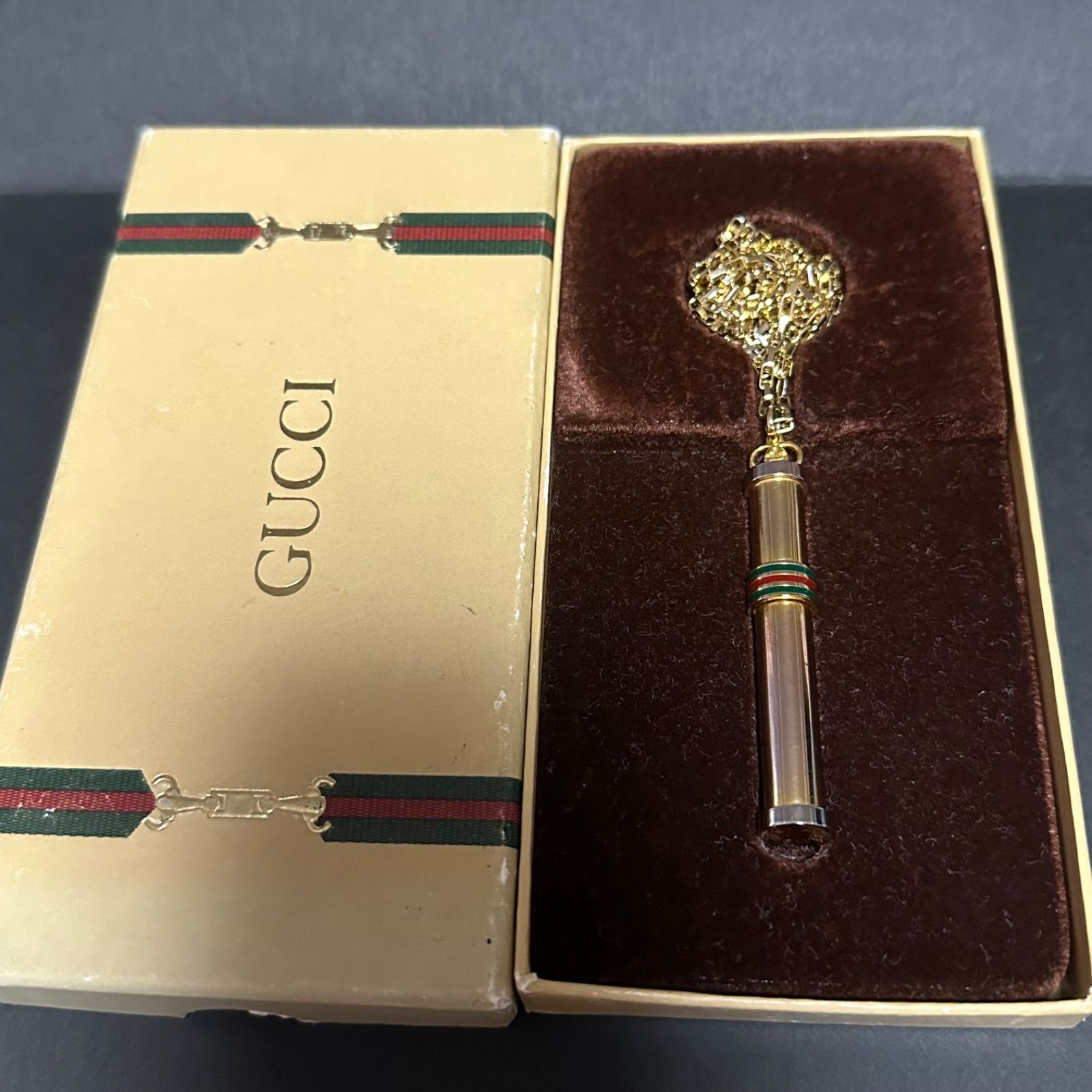 グッチ GUCCI ネックレス パフュームボトル アトマイザー シェリー