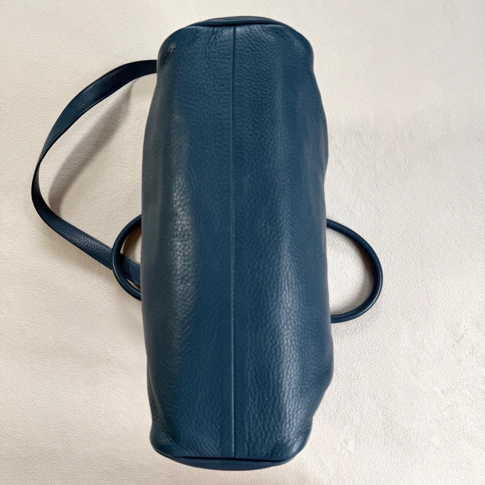 極美品未使用級・ブルー系✨ヒロフ 2way ショルダー トートバッグ 