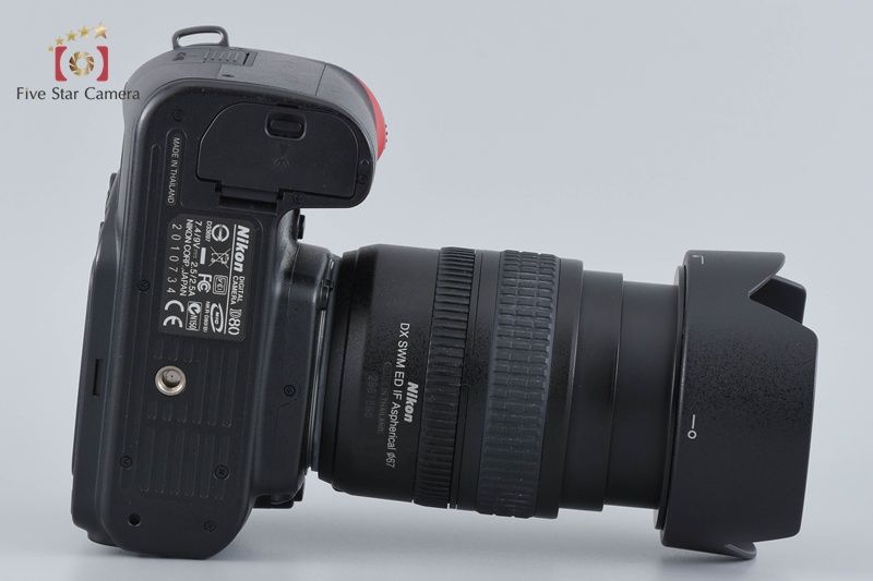中古】Nikon ニコン D80 + AF-S DX NIKKOR 18-70mm f/3.5-4.5 G ED 