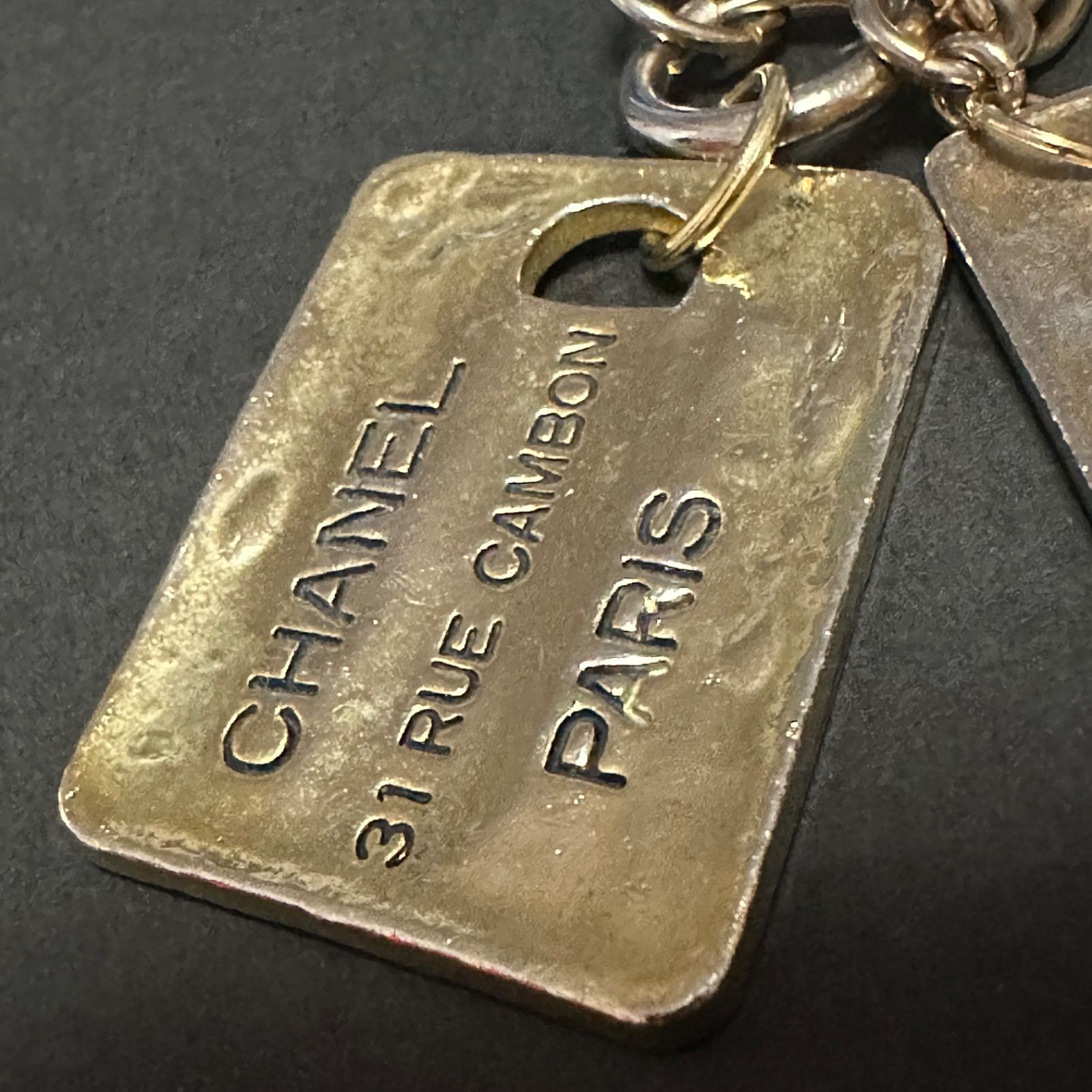シャネル CHANEL ネックレス カンボンプレート カンボンライン 