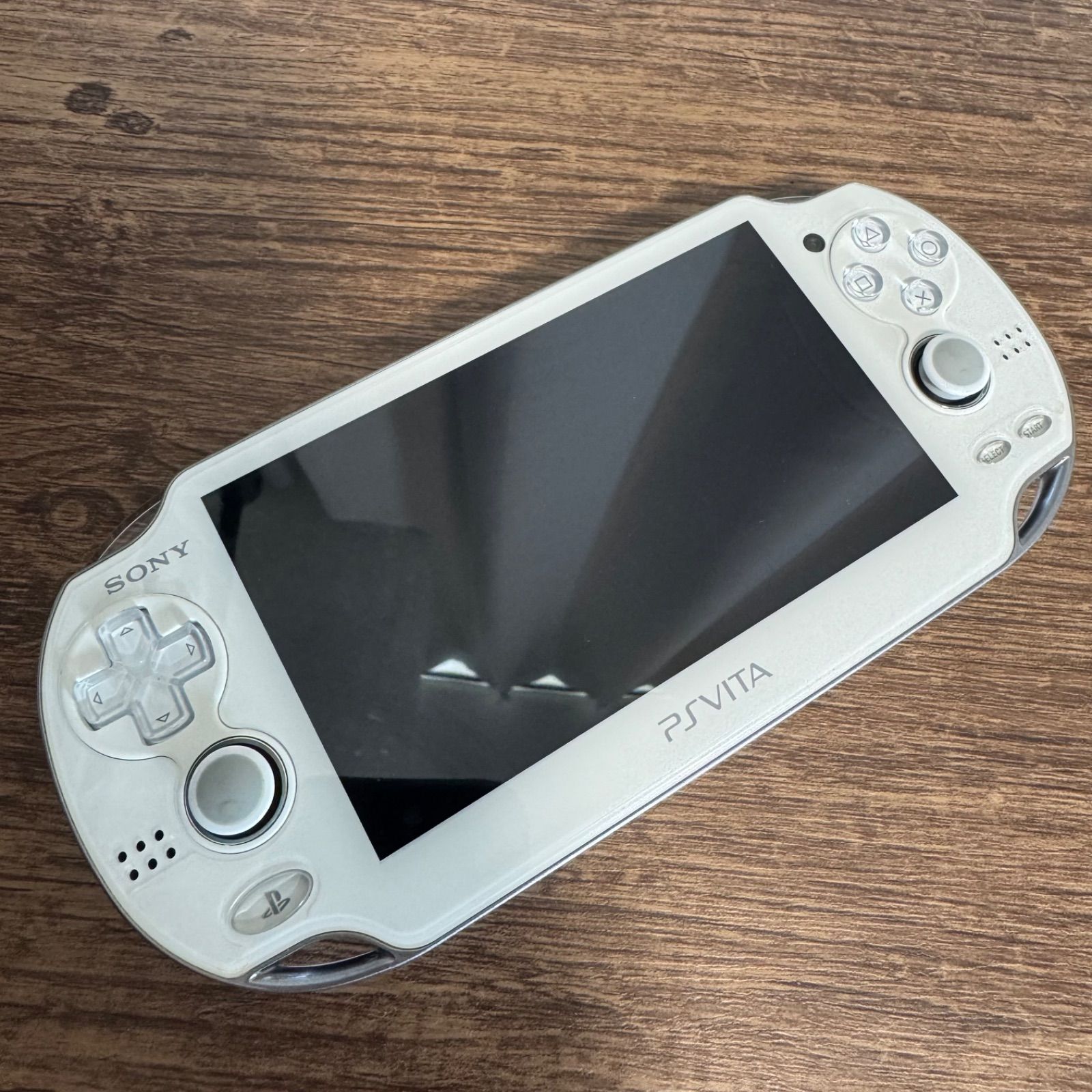 PS VITA PCH-1000 ZA02 本体 クリスタルホワイト 白 ビータ 