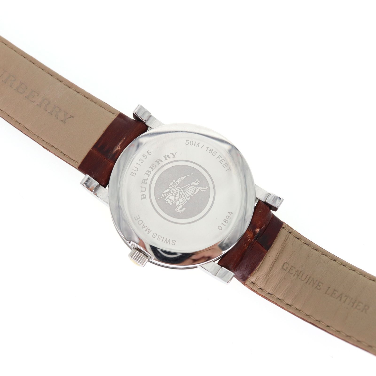 中古】BURBERRY バーバリー BU1356 ヘリテージ クオーツ バーバリー 