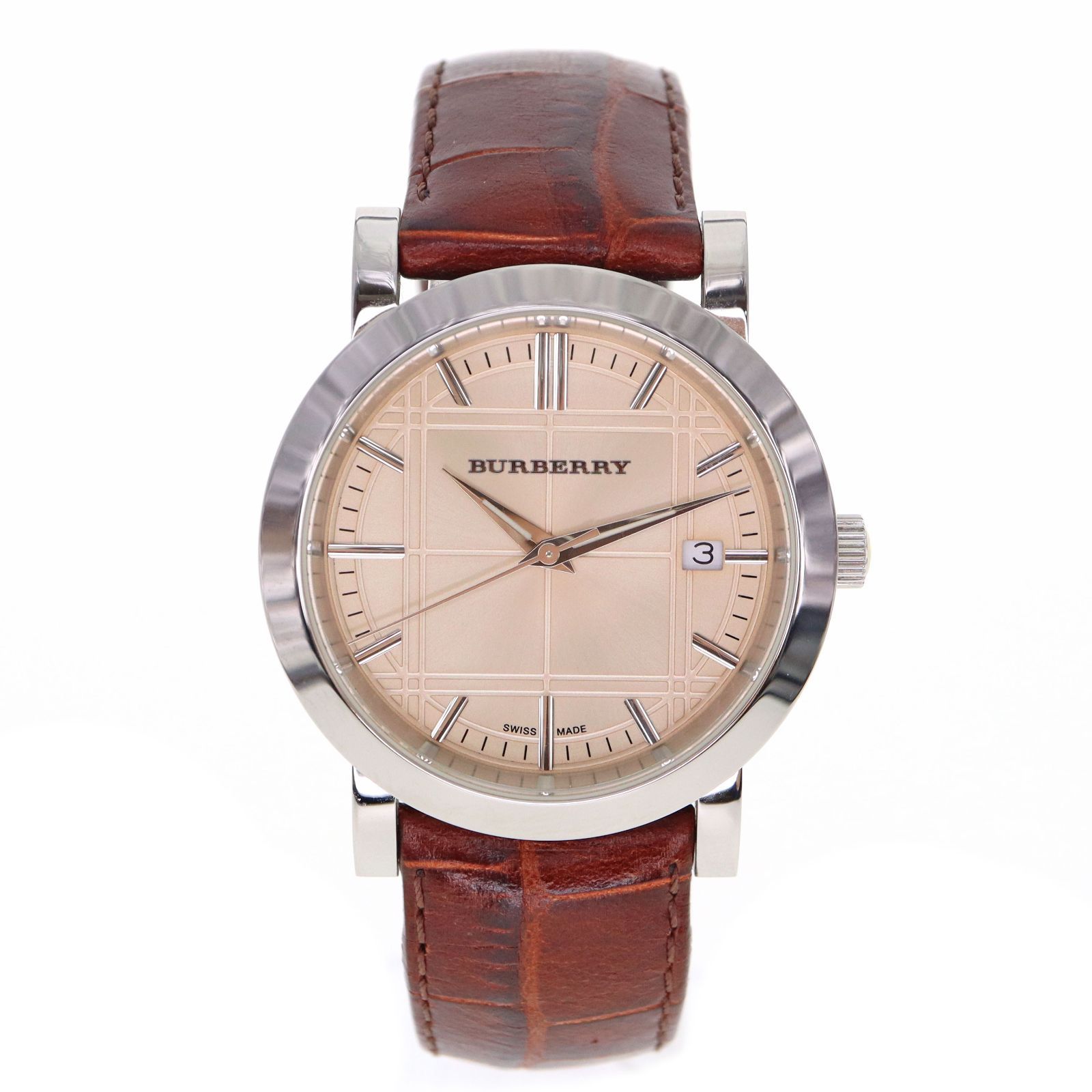中古】BURBERRY バーバリー BU1356 ヘリテージ クオーツ バーバリー 