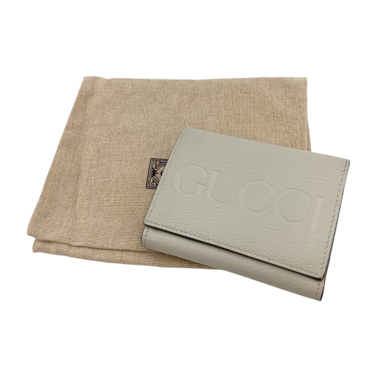 GUCCI グッチ エンボスロゴ ミニウォレット 3つ折り財布 731694 