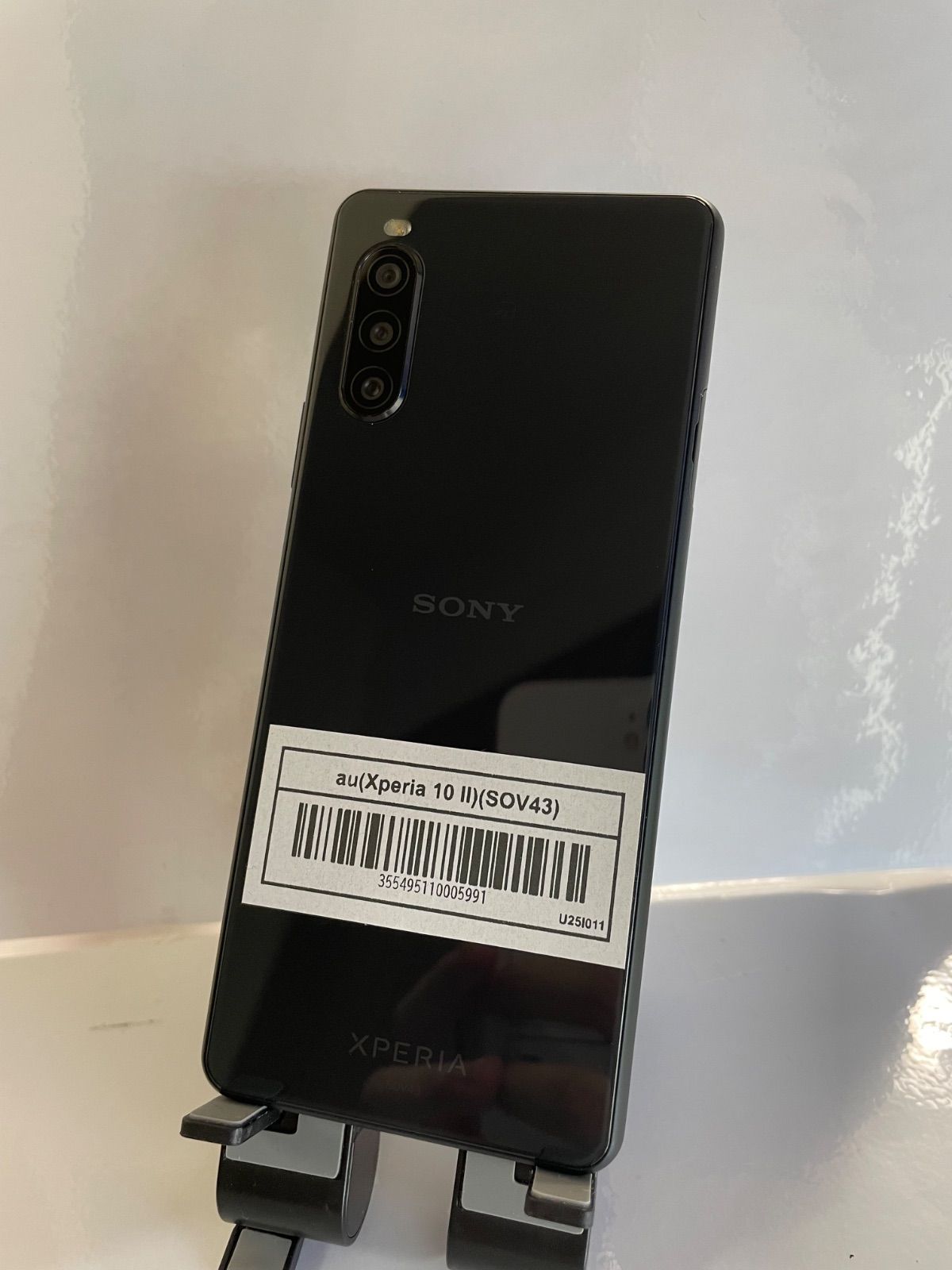 Xperia 10 II SOV43 ブラック 64GB 中古 au SIMロック解除済 - メルカリ