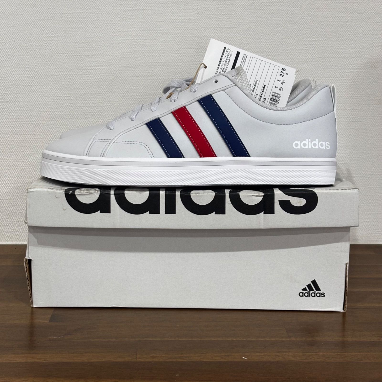 adidas アディダス メンズ スニーカー 27.5cm ローカット トリコロール 