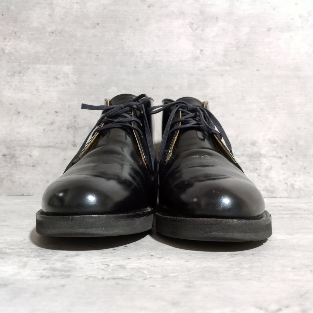 ダナー D4302 チャッカブーツ 黒 ガラスレザー SIZE:9 USED Danner (ダナー)】D4302/ポストマンブーツ/POSTMANBOOTS/チャッカ