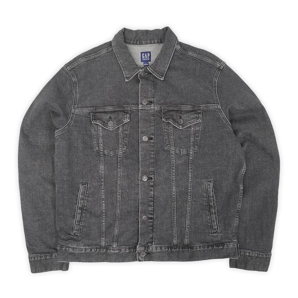 ギャップ GAP 00s 2000年代 先染めブラックデニムジャケット Gジャン 
