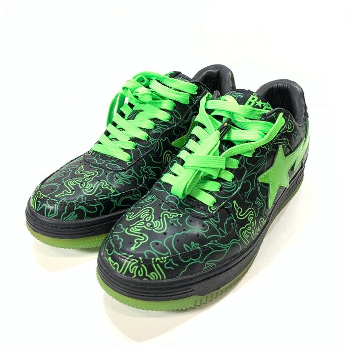 中古品】A BATHING APE アベイシングエイプ RAZER NEON CAMO BAPE STA 