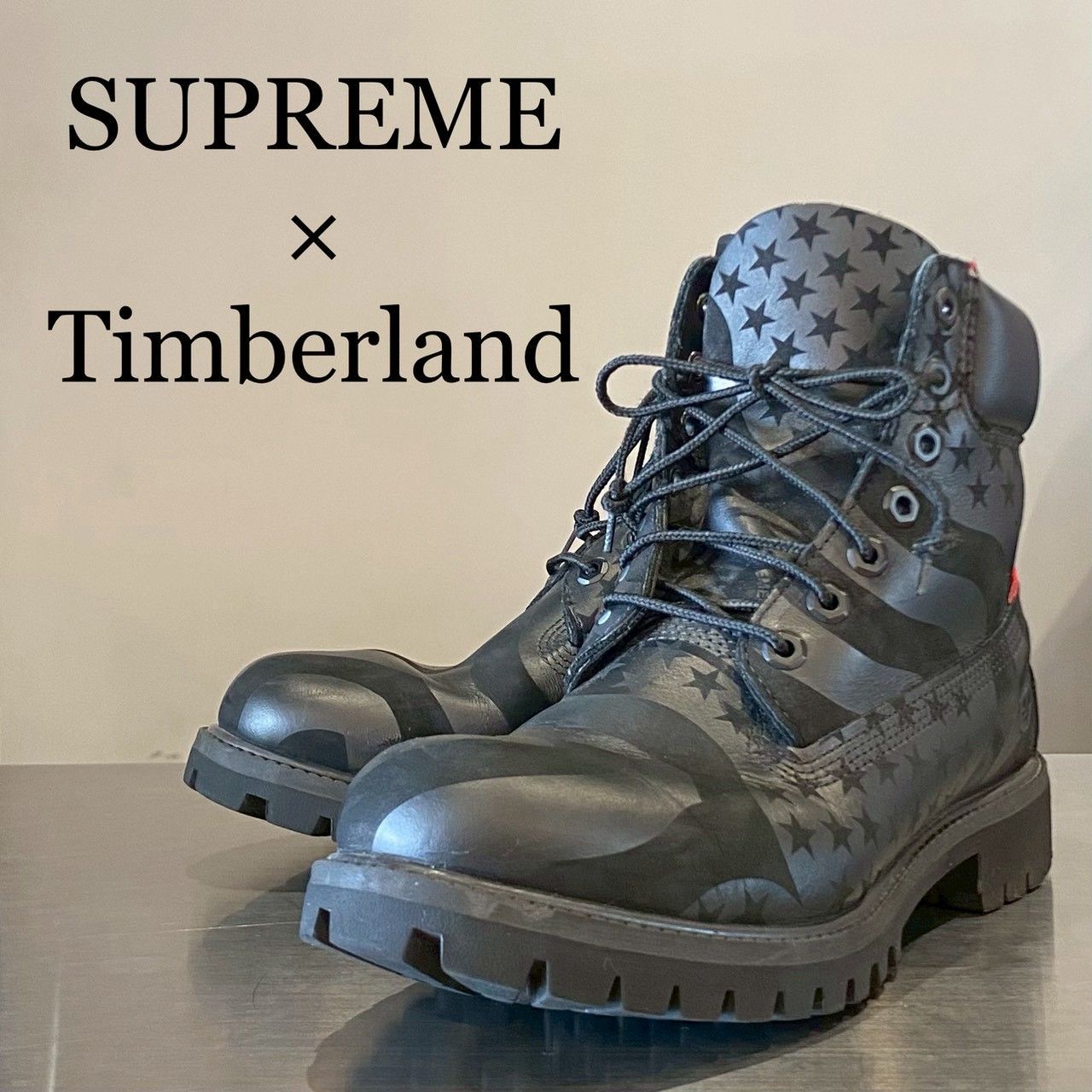 SUPREME x Timberland』 (27cm) 17AW 6インチ定番ブーツ コラボモデル 