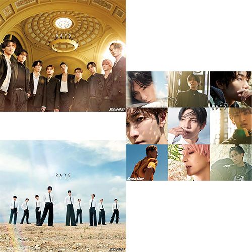 【3形態Blu-ray付セット/新品】 RAYS (初回盤A+初回盤B+通常盤) CD Snow Man アルバム スノーマン 佐賀/