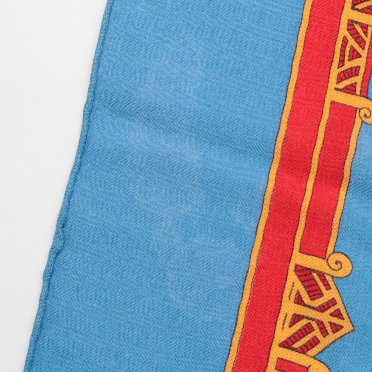 エルメス カシミヤ×シルク カレジェアン カレ140 ASTRES et SOLEILS 