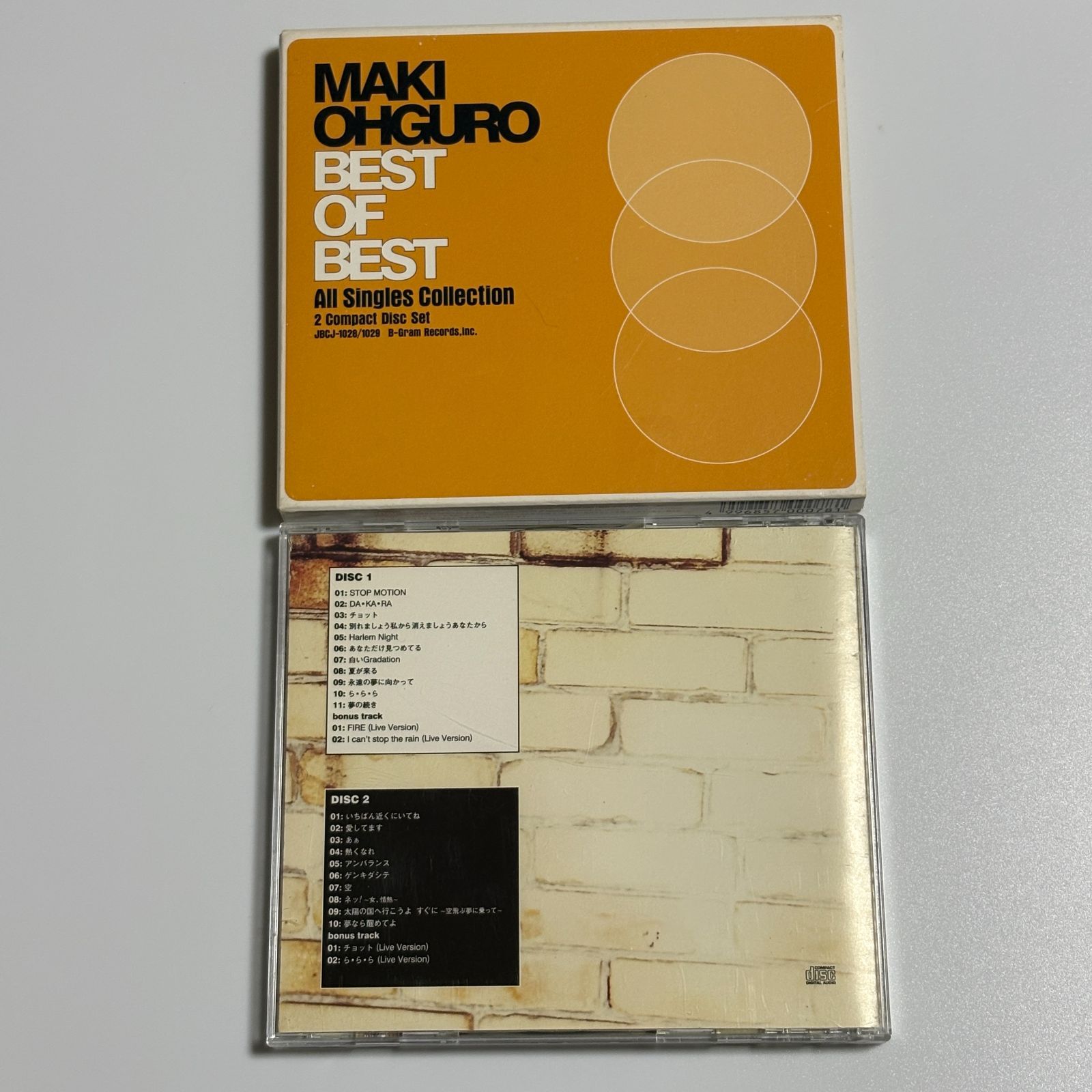 2枚組CD 大黒摩季『MAKI OHGURO BEST OF BEST ～All Singles