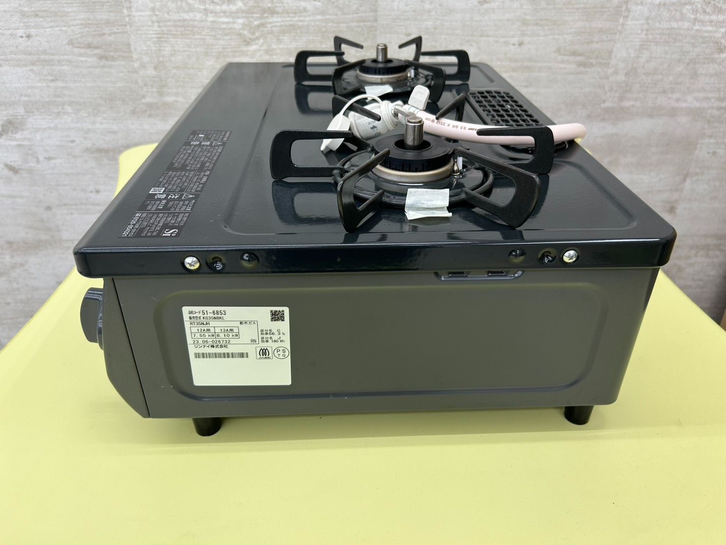 リユースのサカイ高崎店 Rinnai ガステーブル 23年製 都市ガス 