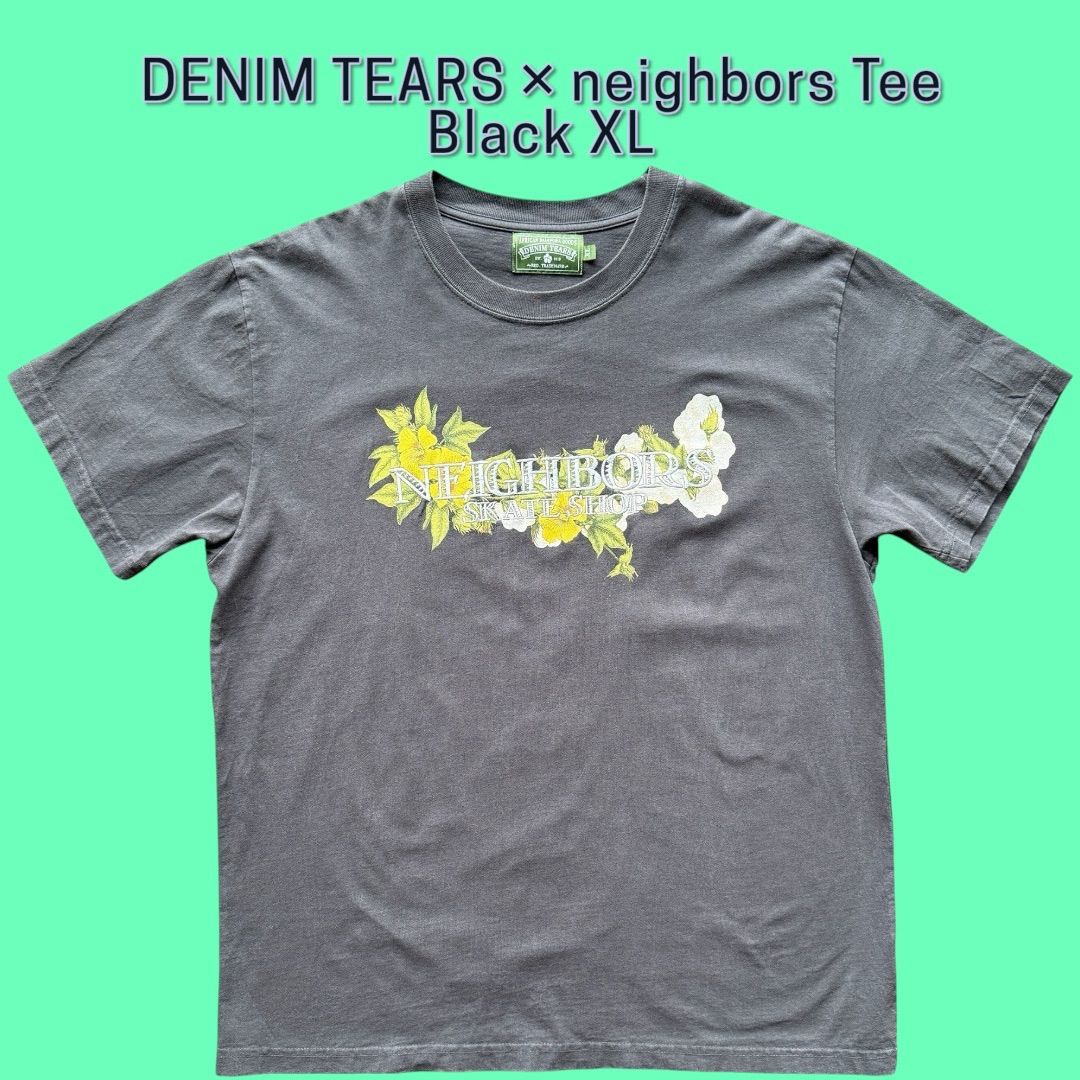 DENIM TEARS × neighbors Tee Black XL
