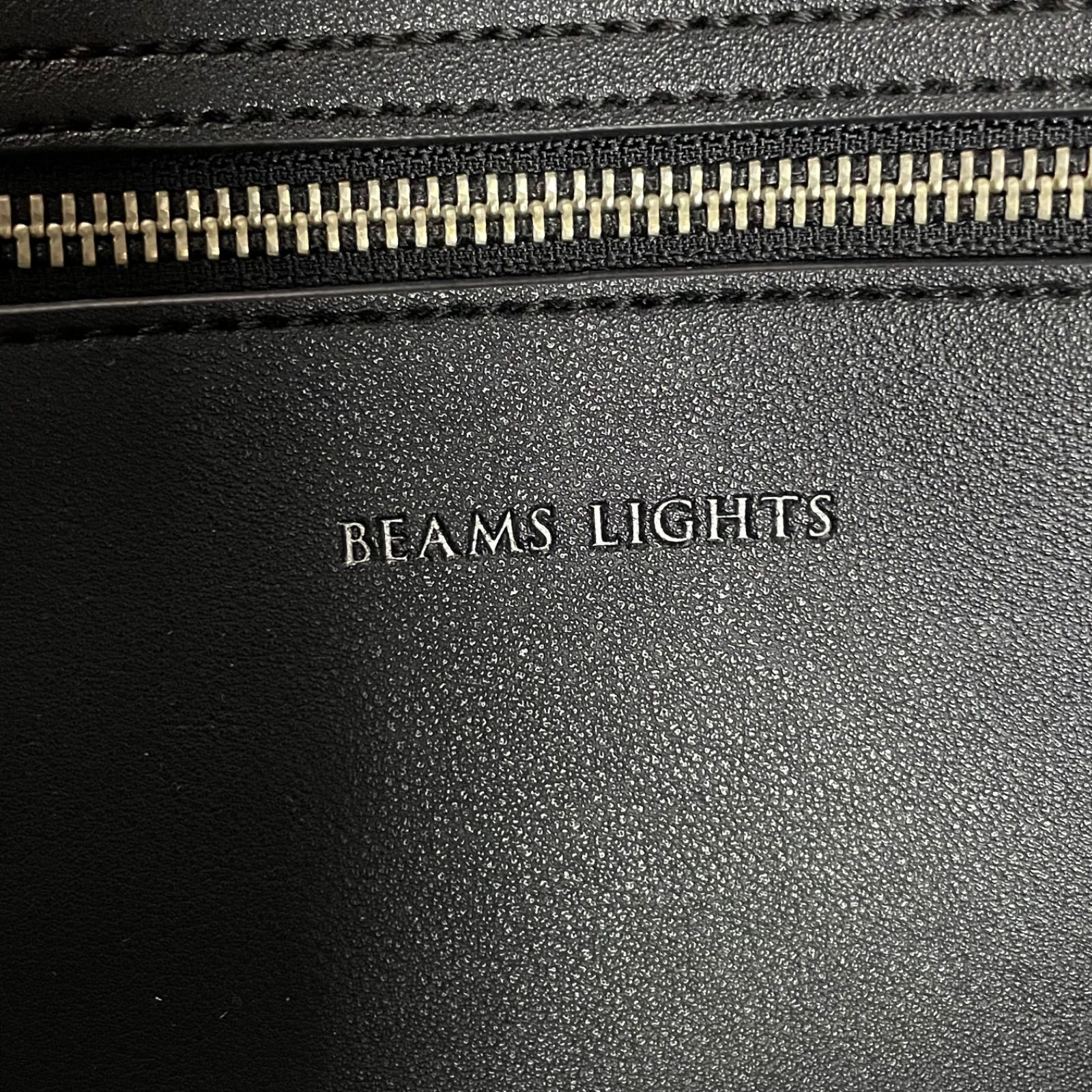 BEAMS LIGHTS ビームスライツ レザーハンドバッグ ビジネス ブラック