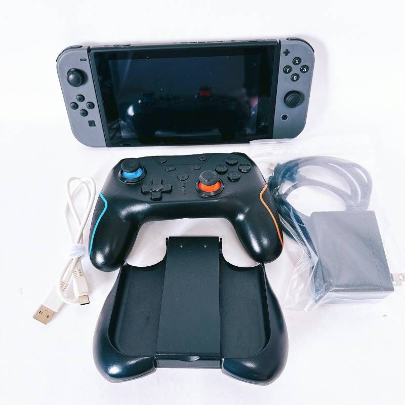Nintendo Switch 本体 2018年製 グレー 互換コントローラー付属 - メルカリ