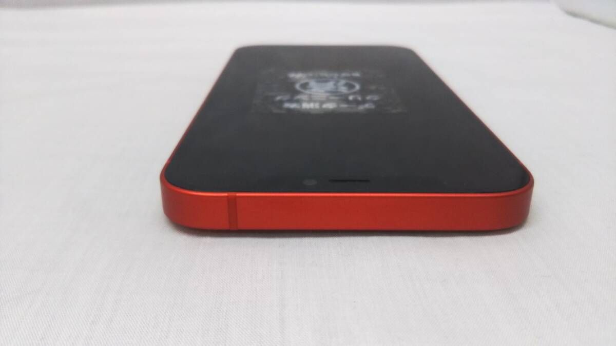 iPhone 12 256GB レッド SIMフリー(MGJ23J/A) 傷あり - メルカリ