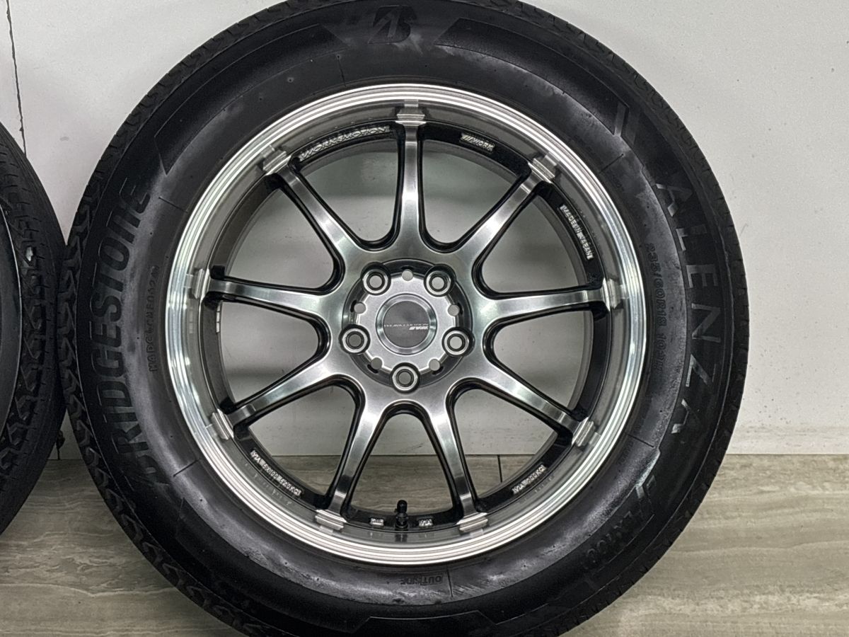 人気ホイール】WORK EMOTION D9R 18in 8.5J +43 PCD114.3 ブリヂストン 