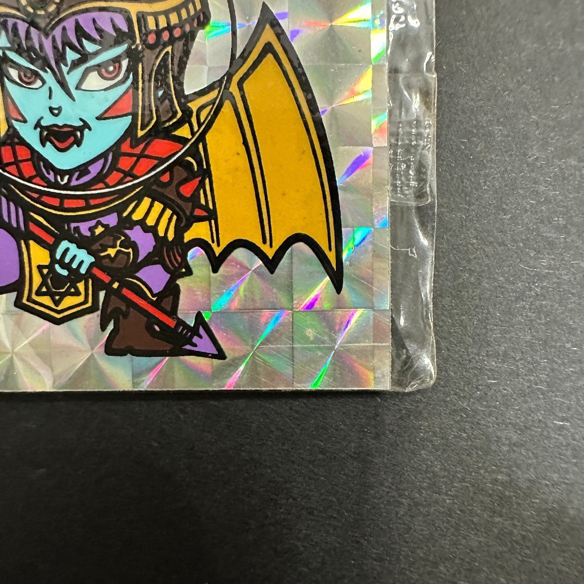 当時物】旧ビックリマン サタンマリア 銀プリズム 青台紙 前期 
