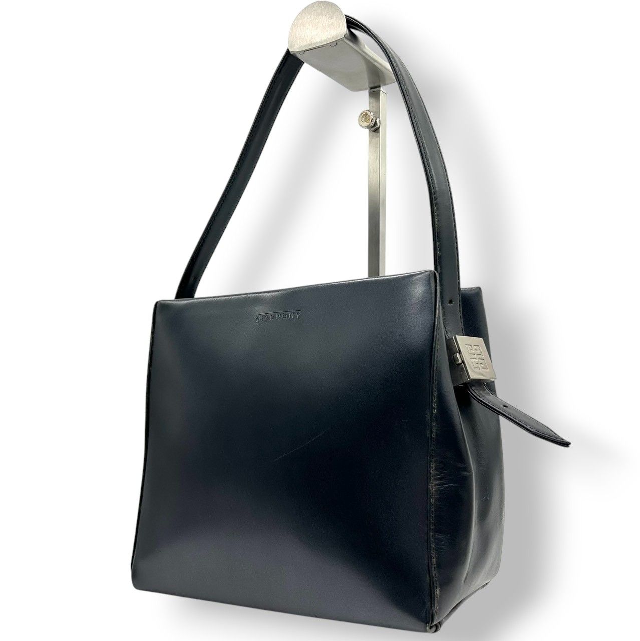 極美品 GIVENCHY ジバンシー ジバンシィ ハンドバッグ 4Gロゴ フラップ