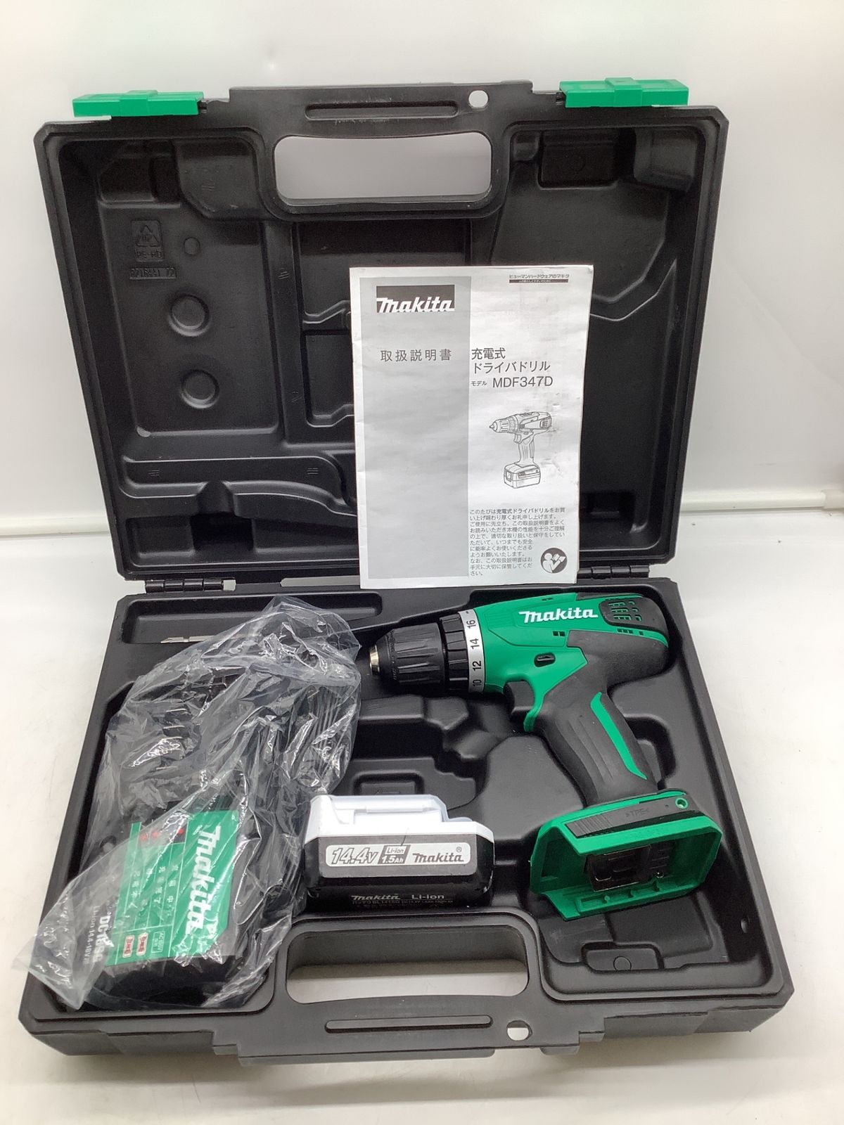未使用に近い】Makita/マキタ MDF347DS ☆ 14.4v充電式ドライバドリル 