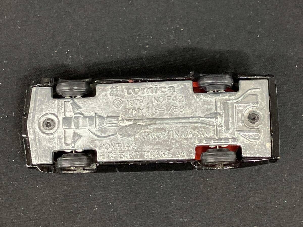 ポンティアック ファイアーバード トミカ トランザム - F42 黒 シート