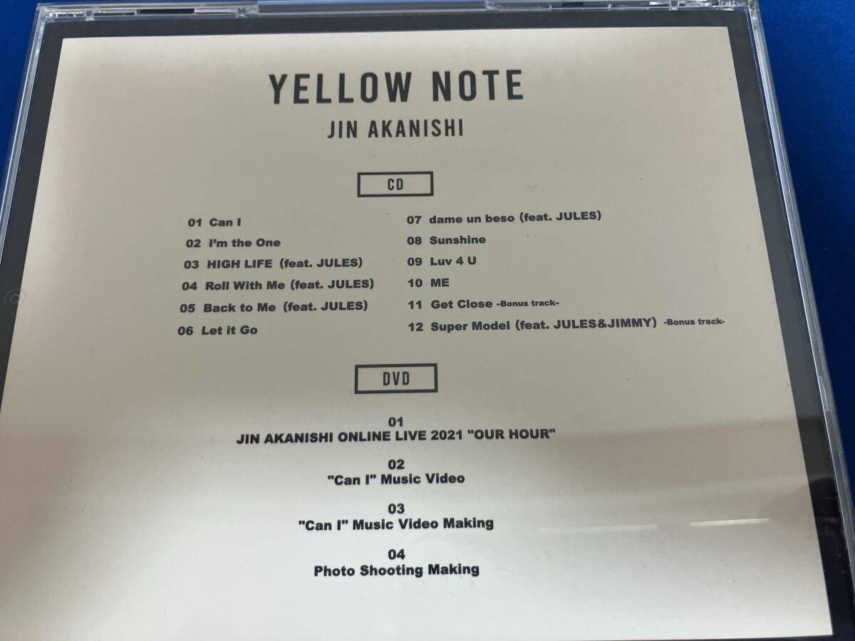 赤西仁 CD YELLOW NOTE(初回限定盤)(DVD付) - メルカリ