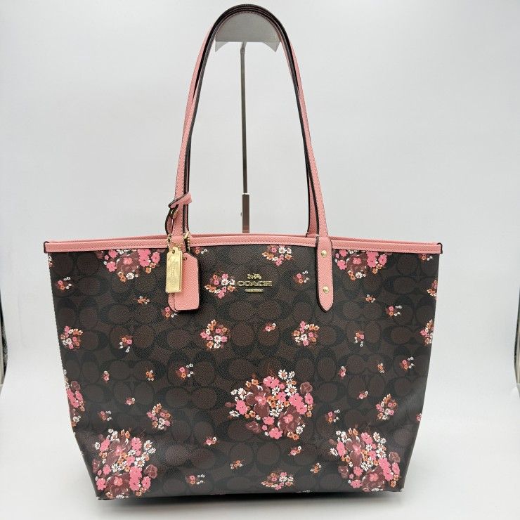 COACH（コーチ）シグネチャー メドレー ブーケ リバーシブル シティー