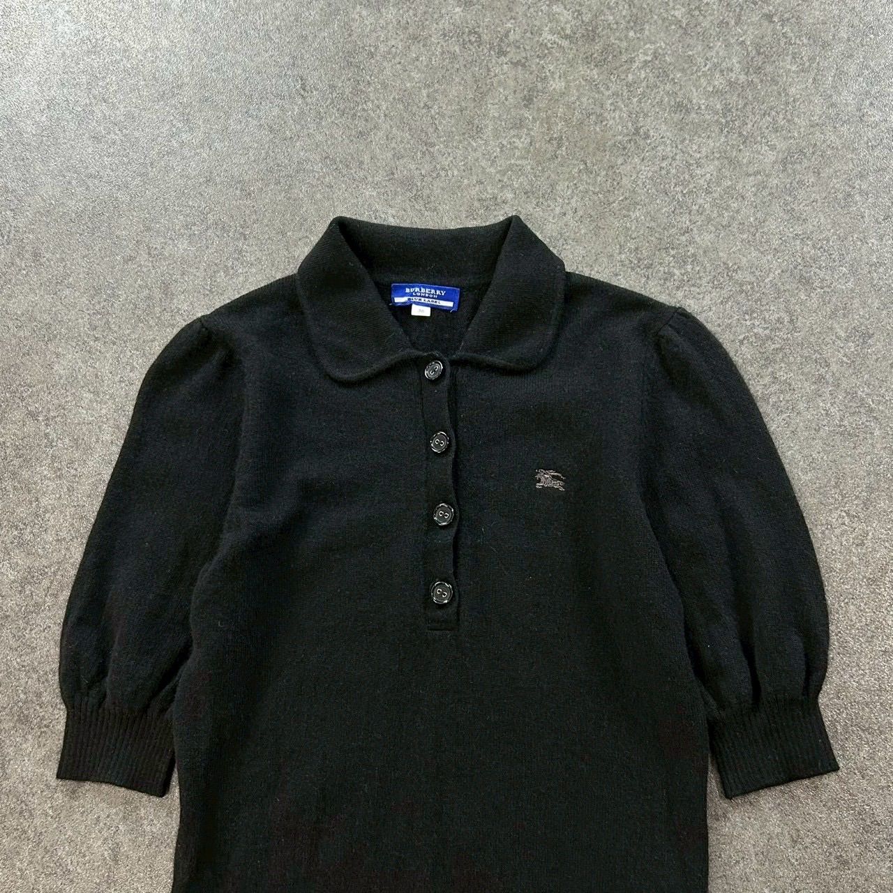 BURBERRY BLUE LABEL Burberry Blue Label Short Sleeve Knit Polo