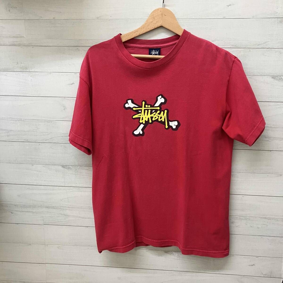 STUSSY ステューシー 半袖Tシャツ OLD STUSSY 90s 紺タグ USA製 メンズ 