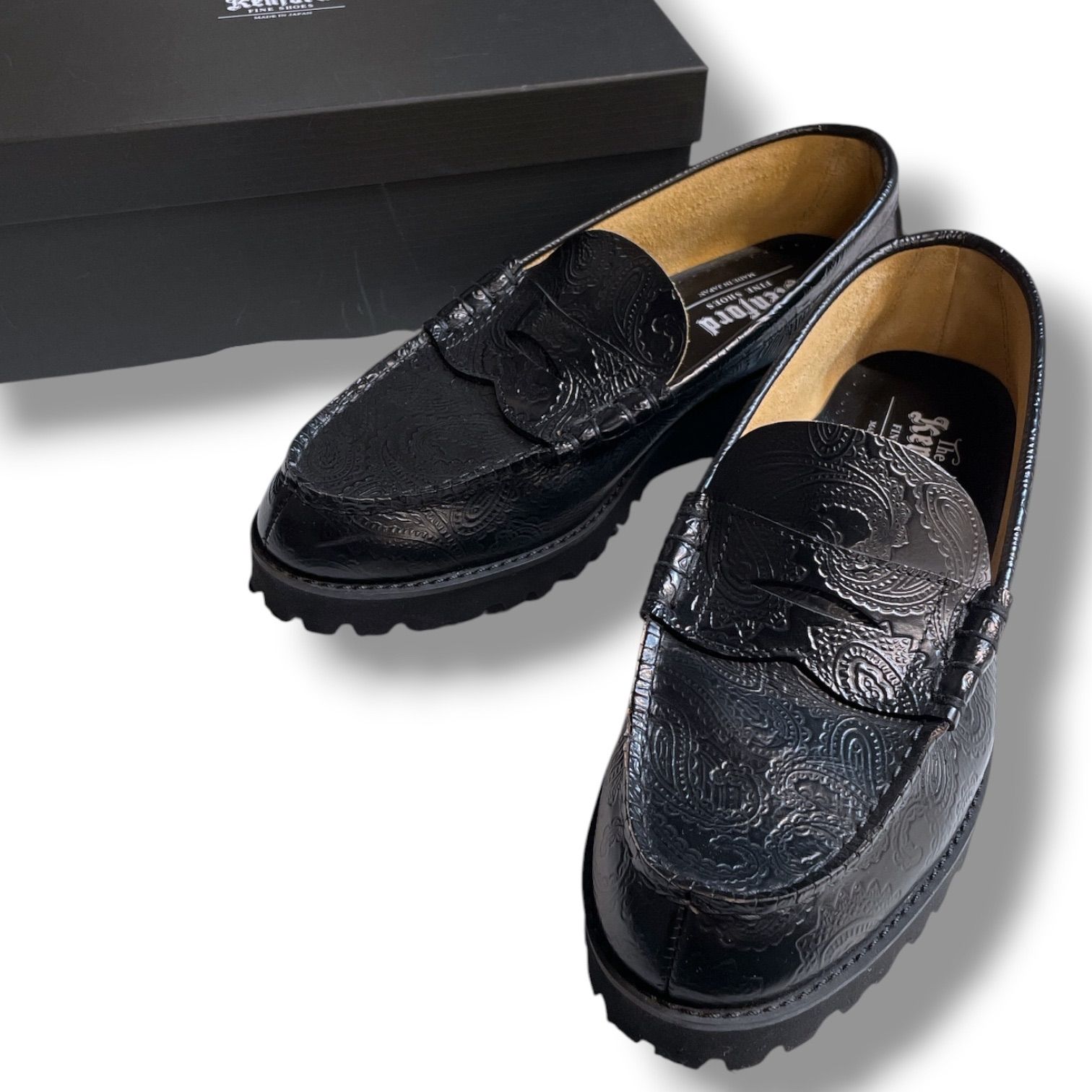 美品 箱付き KENDORD ケンフォード TANK SOLE LOAFERS ローファー 