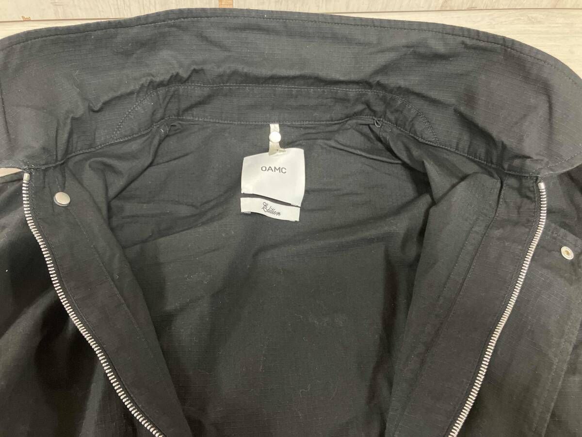 OAMC/オーエーエムシー/半袖シャツ/SALLY SHIRT RIPSTOP/24SS/ブラック