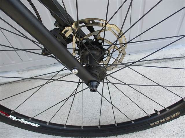 E997★　67000円★整備済み スポーツ中古自転車 ARAYA　MFT　45ｃｍ　ブラック【グラベルロードバイク】(*^▽^*) E997 ☆整備済み☆完成車発送☆中古自転車 グラベルロード ARAYA MFT