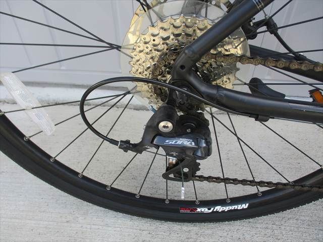 E997★　67000円★整備済み スポーツ中古自転車 ARAYA　MFT　45ｃｍ　ブラック【グラベルロードバイク】(*^▽^*) E997 ☆整備済み☆完成車発送☆中古自転車 グラベルロード ARAYA MFT