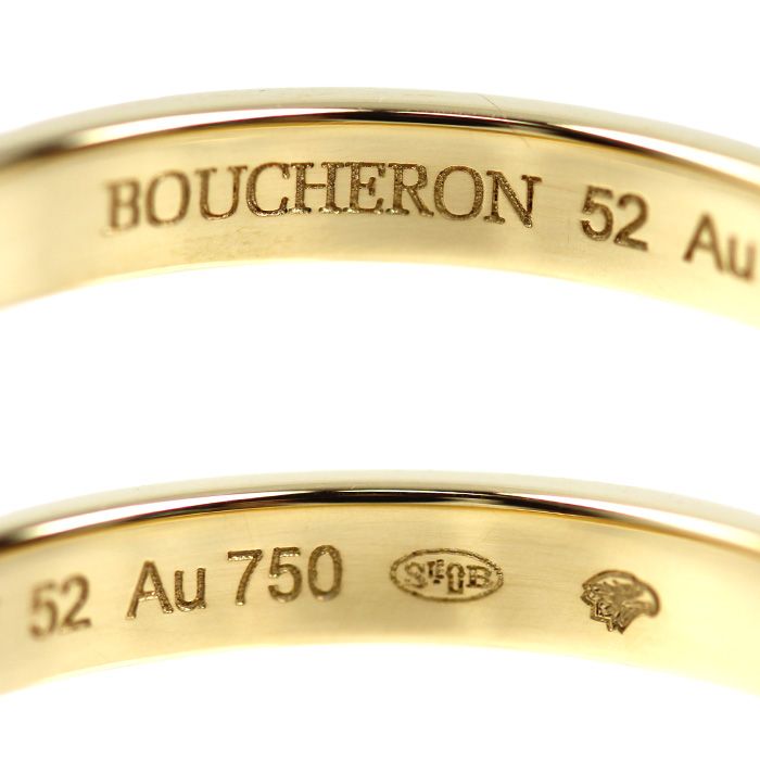 Boucheron ブシュロン K18YG イエローゴールド クルドパリ ミディアム 